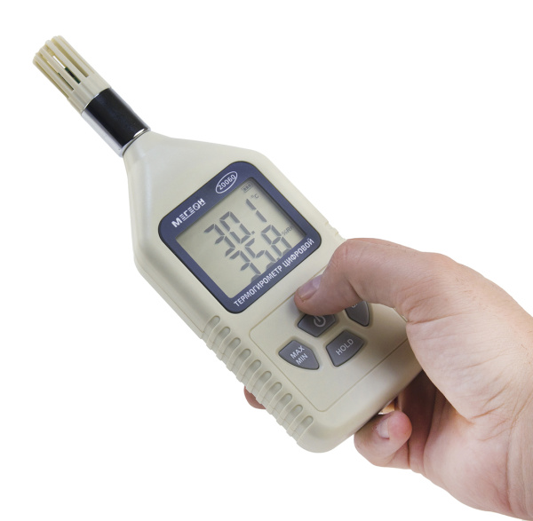 Цифровой термогигрометр МЕГЕОН 20060 купить по низкой цене | МАКСПРОФИТ