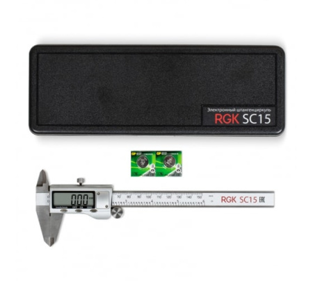 Электронный штангенциркуль RGK SC15 купить по низкой цене | МАКСПРОФИТ