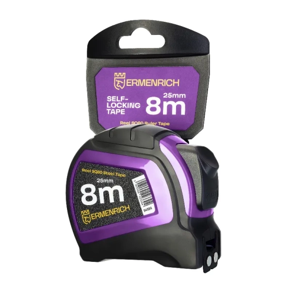 Рулетка Ermenrich Reel SQ80, фиолетовый купить по низкой цене | МАКСПРОФИТ